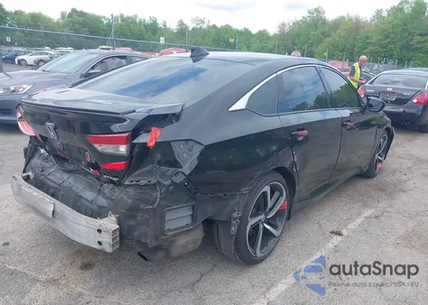 2019 Honda Accord Sport из США, поврежденный, VIN 1HGCV1E37KA035642